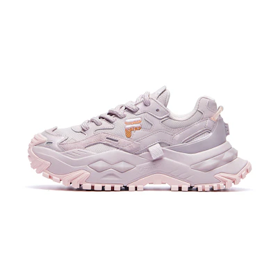 (W) FILA FUSION Bianco Fob Sneakers 'Lilac Pink'
