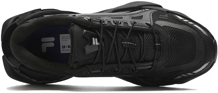 (W) FILA FUSION 'Zapatillas Negras Cómodas Tipo Dad Shoe Bajos' T12W411101FBK Lookbook (W) FILA FUSION 'Zapatillas Negras Cómodas Tipo Dad Shoe Bajos' T12W411101FBK