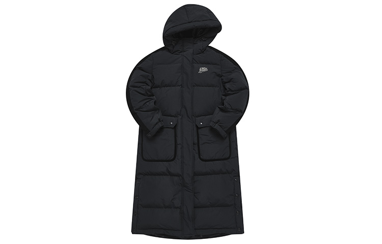 Buy (Women) FILA Fusion  Black Down Jacket Winter Fashion Casual Outerwear. T11W242908F-BK