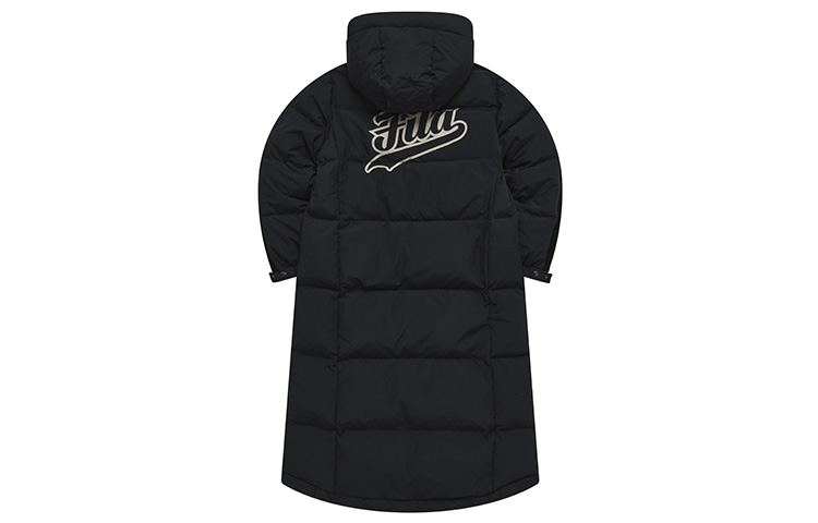 Lookbook (Women) FILA Fusion  Black Down Jacket Winter Fashion Casual Outerwear. T11W242908F-BK