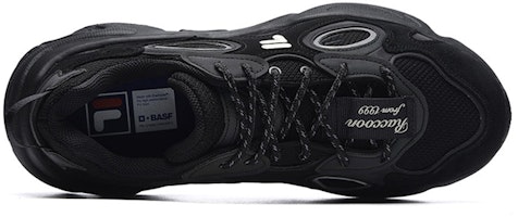 (W) FILA FUSION Raccoon Sneakers 'Hitam Putih Kelabu' T12W217314FBK Lookbook (W) FILA FUSION Raccoon Sneakers 'Hitam Putih Kelabu' T12W217314FBK