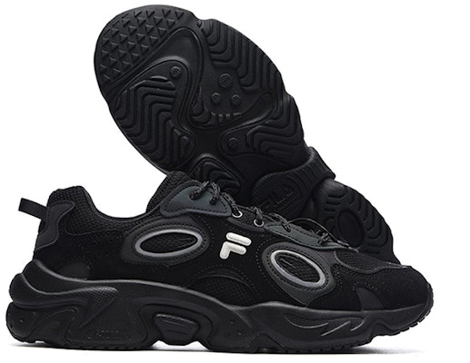 (Women) FILA FUSION Raccoon Sneakers 'Black White Grey' T12W217314FBK Purchase (Women) FILA FUSION Raccoon Sneakers 'Black White Grey' T12W217314FBK