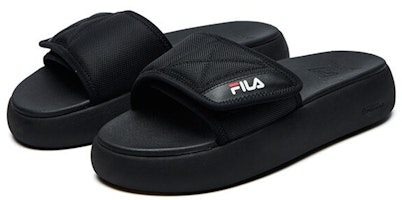 斐樂 Fusion 潮牌潮流運動拖鞋 女款 黑色 Lookbook 斐樂 Fusion 潮牌潮流運動拖鞋 女款 黑色