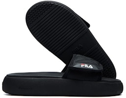 斐樂 Fusion 潮牌潮流運動拖鞋 女款 黑色 Details for 斐樂 Fusion 潮牌潮流運動拖鞋 女款 黑色