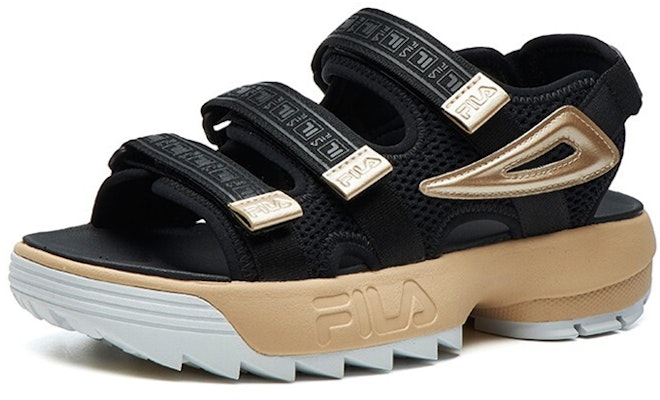 (W) Sandal FILA FUSION Disruptor 'Hitam Emas' T12W125403FBG Order (W) Sandal FILA FUSION Disruptor 'Hitam Emas' T12W125403FBG