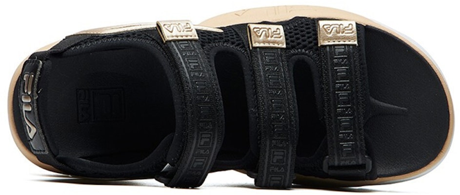 (W) Sandal FILA FUSION Disruptor 'Hitam Emas' T12W125403FBG Shop (W) Sandal FILA FUSION Disruptor 'Hitam Emas' T12W125403FBG