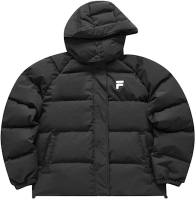 (W) FILA FUSION 黑色連帽羽絨外套休閒保暖冬季大衣 T11W346904FBK Order (W) FILA FUSION 黑色連帽羽絨外套休閒保暖冬季大衣 T11W346904FBK