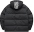 Lookbook (Women) FILA Fusion Black Hooded Printed Down Jacket Winter Fashion Warm Wear. T11W042913FBK