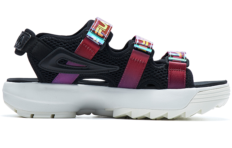 (W) FILA Fusion 'Black Red Sandal' 圖 2