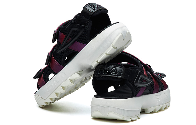 (W) FILA Fusion 'Black Red Sandal' 圖 4
