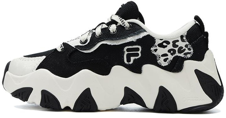 FILA FUSION斐樂潮牌 Feile 減震防滑耐磨 低幫 運動休閒鞋 女款 黑白 Buy FILA FUSION斐樂潮牌 Feile 減震防滑耐磨 低幫 運動休閒鞋 女款 黑白