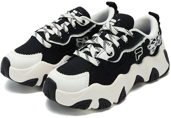 FILA FUSION斐樂潮牌 Feile 減震防滑耐磨 低幫 運動休閒鞋 女款 黑白 Order FILA FUSION斐樂潮牌 Feile 減震防滑耐磨 低幫 運動休閒鞋 女款 黑白