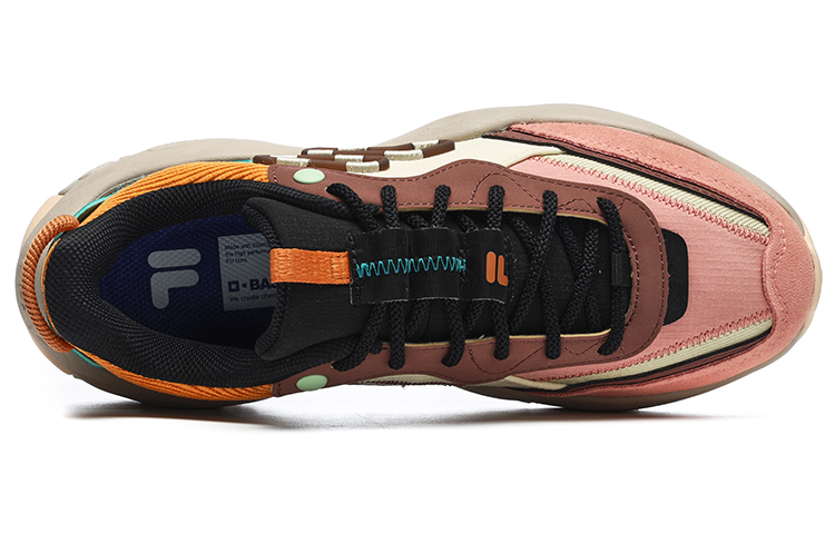 Lookbook (W) FILA FUSION Cheese Sneakers 'Coklat Merah Jambu' T12W241103FPR