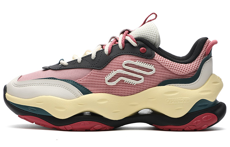 (Women) FILA FUSION CHEESE Sneakers 'Pink White Red' T12W331101FBW