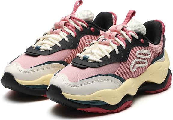 Women FILA FUSION CHEESE Sneakers Pink White Red T12W331101FBW T12W331101FBW Novelship