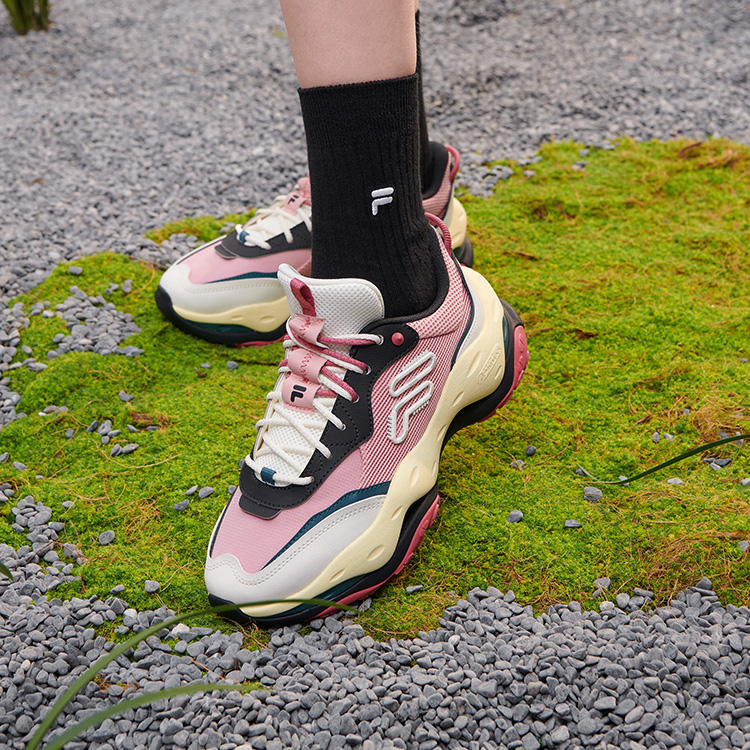 Details for (W) FILA FUSION CHEESE Sneakers 'Merah Putih Pink' T12W331101FBW