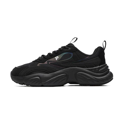 (W) FILA FUSION Conch Sneakers 'Black'