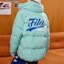 Sizing (W) FILA Fusion 芥末綠高領羽絨外套帶Logo印花. T11W242914FTQ