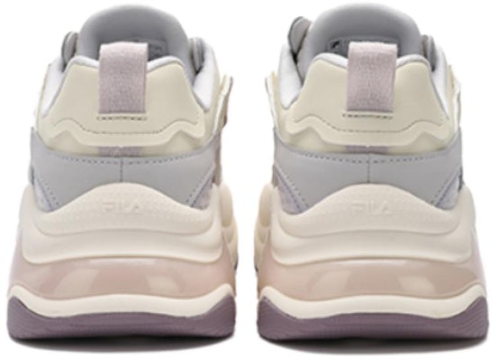 (W) FILA FUSION BUBBLE Platform Sneakers 'Putih Kelabu Ungu' T12W341301_FGN Lookbook (W) FILA FUSION BUBBLE Platform Sneakers 'Putih Kelabu Ungu' T12W341301_FGN