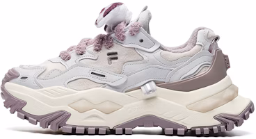 (Women) FILA FUSION Bianco Fashion Sneakers 'White Purple' T12W241121FLL (Women) FILA FUSION Bianco Fashion Sneakers 'White Purple' T12W241121FLL