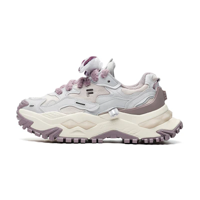 (W) FILA FUSION Bianco Fashion Sneakers 'White Purple'