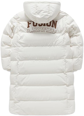 (W) FILA FUSION 白色長版羽絨外套 - 帽子設計, 保暖, 休閒版型. T11W345907AWT Lookbook (W) FILA FUSION 白色長版羽絨外套 - 帽子設計, 保暖, 休閒版型. T11W345907AWT