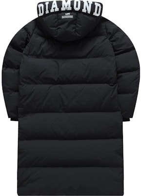 (Women) FILA Fusion Long Fashion Windproof Hooded Down Coat - Black T11W342910F-BK Lookbook (Women) FILA Fusion Long Fashion Windproof Hooded Down Coat - Black T11W342910F-BK