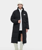 Purchase (W) FILA Fusion 長版時尚防風連帽羽絨外套 - 黑色 T11W342910F-BK