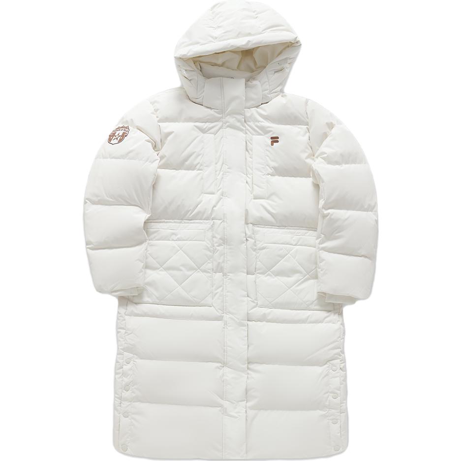 Order (W) FILA Fusion Jaket Panjang Berhud Putih - Trend Fesyen Terkini. T11W345907FWT