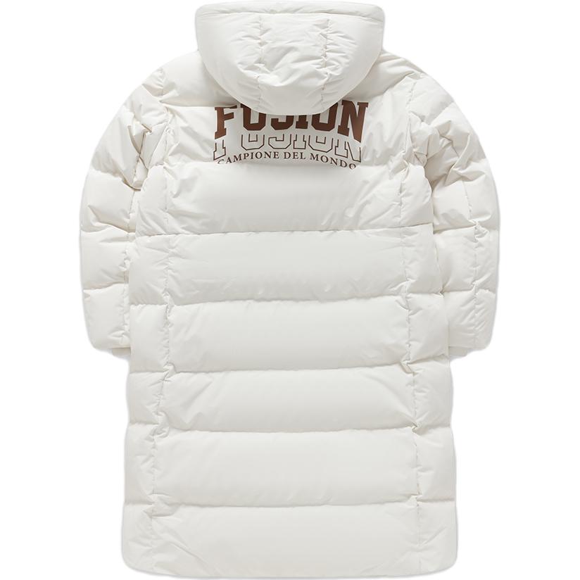 Lookbook (W) FILA Fusion Jaket Panjang Berhud Putih - Trend Fesyen Terkini. T11W345907FWT