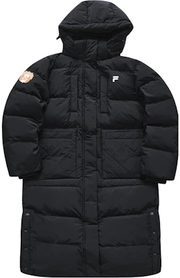 (W) FILA Fusion 連帽長版羽絨外套 純黑色 - 時尚保暖搭配。 T11W345907ABK Order (W) FILA Fusion 連帽長版羽絨外套 純黑色 - 時尚保暖搭配。 T11W345907ABK