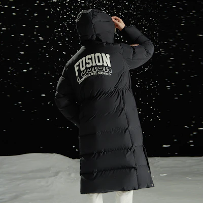 (W) FILA Fusion 連帽長版羽絨外套 純黑色 - 時尚保暖搭配。 T11W345907ABK Purchase (W) FILA Fusion 連帽長版羽絨外套 純黑色 - 時尚保暖搭配。 T11W345907ABK