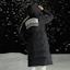 Purchase (W) FILA Fusion 連帽長版羽絨外套 純黑色 - 時尚保暖搭配。 T11W345907ABK