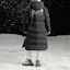 Details for (W) FILA Fusion 連帽長版羽絨外套 純黑色 - 時尚保暖搭配。 T11W345907ABK