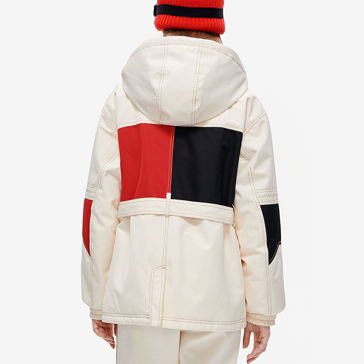 Details for (W) FILA FUSION 白色麦芽连帽中长款羽绒服 T11W247906F-IV