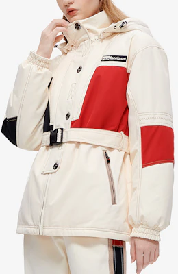 (W) FILA FUSION 白色麦芽连帽中长款羽绒服 T11W247906F-IV Sizing (W) FILA FUSION 白色麦芽连帽中长款羽绒服 T11W247906F-IV