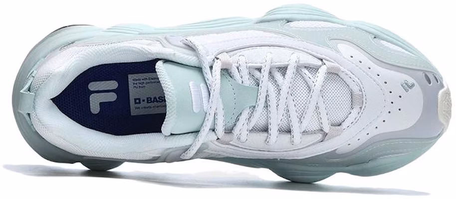 (Women) FILA FUSION TENACITY Chunky Sneakers 'White Blue' T12W311601FWI Lookbook (Women) FILA FUSION TENACITY Chunky Sneakers 'White Blue' T12W311601FWI