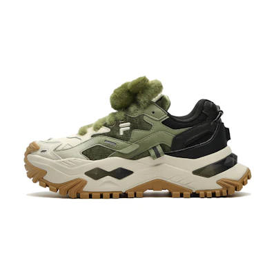 (W) FILA FUSION BIANCO Sneakers 'White Green Black'