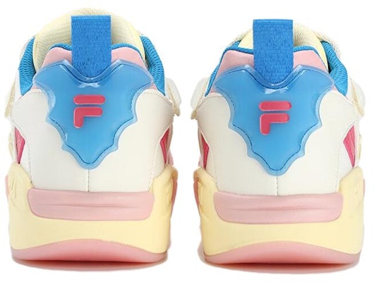 (W) Zapatillas FILA FUSION Lifestyle Heritage Baloncesto 'Blanco Azul Rosa' T12W323205FWS Lookbook (W) Zapatillas FILA FUSION Lifestyle Heritage Baloncesto 'Blanco Azul Rosa' T12W323205FWS