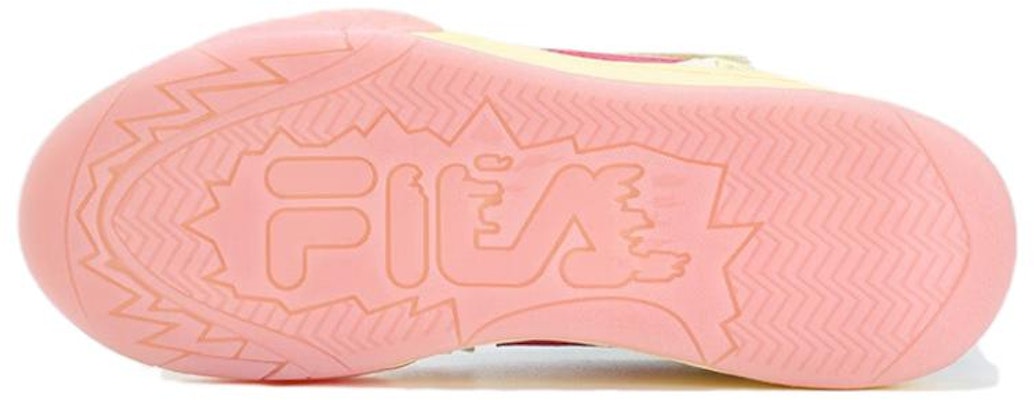 (W) Zapatillas FILA FUSION Lifestyle Heritage Baloncesto 'Blanco Azul Rosa' T12W323205FWS Shop (W) Zapatillas FILA FUSION Lifestyle Heritage Baloncesto 'Blanco Azul Rosa' T12W323205FWS