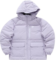 (Women) FILA Fusion QR Letter Print Hooded Down Jacket Light Purple. T11W316904AVT (Women) FILA Fusion QR Letter Print Hooded Down Jacket Light Purple. T11W316904AVT