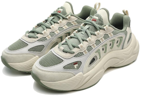 (W) FILA FUSION スカイ トレイル DX ベージュグリーン T12W331601FMA Order (W) FILA FUSION スカイ トレイル DX ベージュグリーン T12W331601FMA