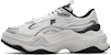 (W) FILA FUSION Bianco II Sneakers 'Putih Perak Hitam' T12W331301FNS