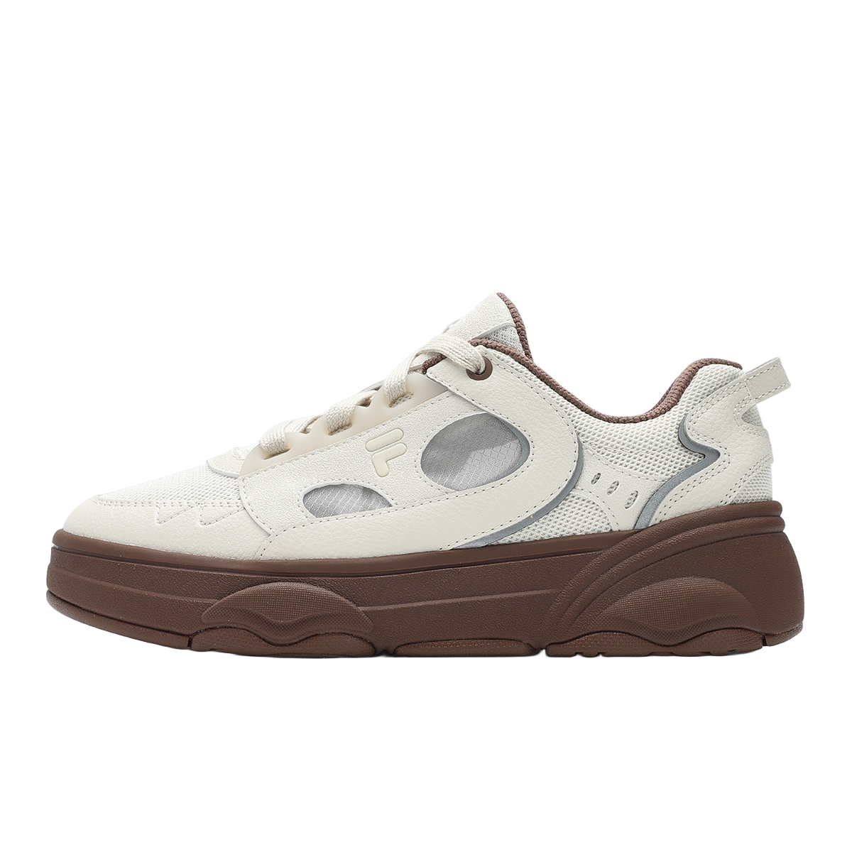(Women) FILA FUSION 'Silver Low-Top Casual' T12W422218FWS