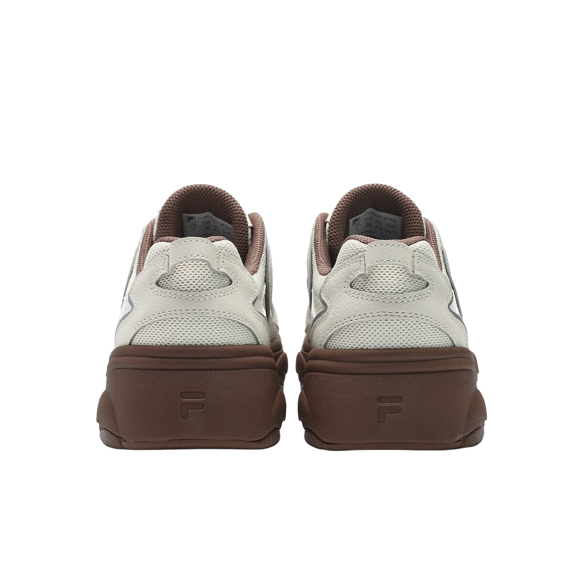 Shop FILA FUSION斐樂潮牌 簡約休閒 低幫 板鞋 女款 銀色