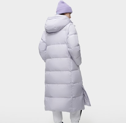 (W) FILA Fusion 都會科技薰衣草紫色連帽長版羽絨外套。 T11W341910F-PU Sizing (W) FILA Fusion 都會科技薰衣草紫色連帽長版羽絨外套。 T11W341910F-PU