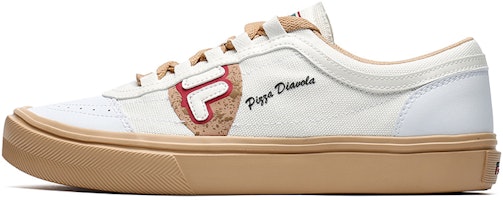 (Women) FILA Fusion 'White Brown' T12W125109FSW (Women) FILA Fusion 'White Brown' T12W125109FSW