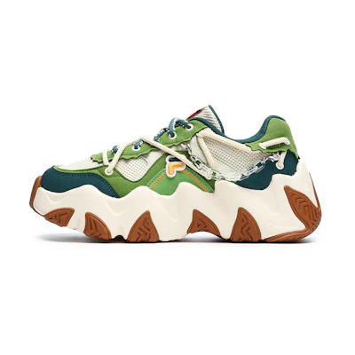 (W) FILA FUSION Fashion Daddy Shoes 'Green White'