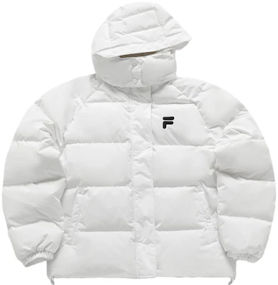 (W) Chaqueta FILA Fusion Blanca con Capucha - Ropa Casual de Invierno. T11W346904F-WT Order (W) Chaqueta FILA Fusion Blanca con Capucha - Ropa Casual de Invierno. T11W346904F-WT