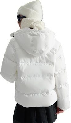 (W) FILA FUSION 白色連帽羽絨外套 - 時尚防風保暖外套。 T11W341904F-WT Shop (W) FILA FUSION 白色連帽羽絨外套 - 時尚防風保暖外套。 T11W341904F-WT